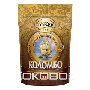 Кофе МПК Коломбо пакет 95 грамм 12 штук в упаковке