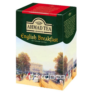 Чай черный Ahmad / Ахмад Английский Завтрак 200 грамм 12 штук в упаковке