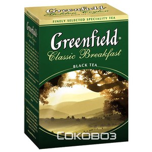 Чай черный Greenfield / Гринфилд Classic Breakfast 100 грамм 16 штук в упаковке