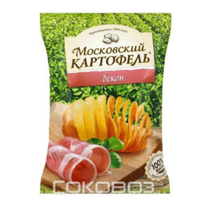 Московский Картофель Бекон 45 грамм 30 штук в упаковке