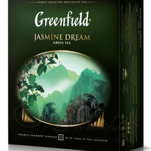 Чай Гринфилд РН Жасмин Дрим зеленый 2 грамма*100 пакетов, 1 штука в упаковке