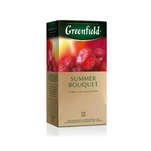 Чай Гринфилд Самма Букет аромат малины 2 грамма*25 пакетов, 1 штука в упаковке