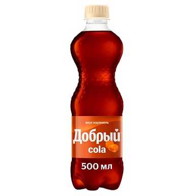 Добрый Cola Карамель 0,5 литра 24 штуки в упаковке