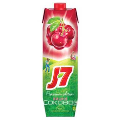 Сок J7 Вишня 0,97 литра 12 штук в упаковке