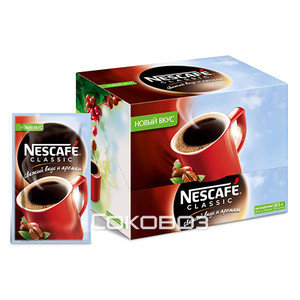 Кофе Nescafe Classic / Нескафе Классик растворимый 2г (30шт)