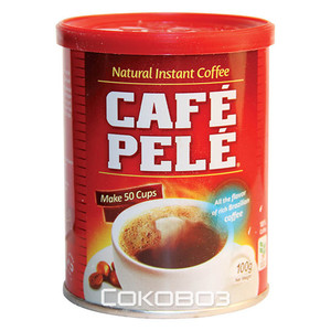Кофе Пеле (Cafe Pele) растворимый ж/б 100г (24шт)