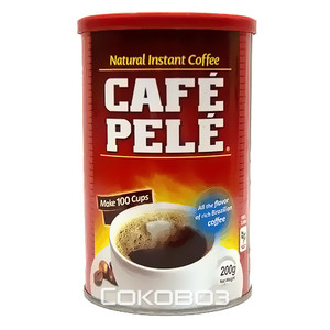 Кофе Пеле Cafe Pele растворимый ж/б 200 грамм 24 штуки в упаковке