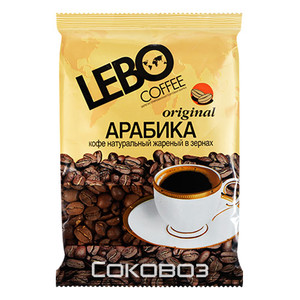 Кофе Lebo Original Арабика зерно 100 грамм 50 штук в упаковке