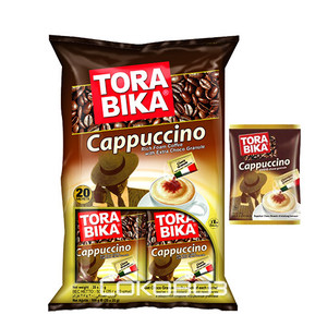 Кофе Torabika / Торабика Капучино с пакетиком шоколадной крошки 25 грамм 20 штук в упаковке