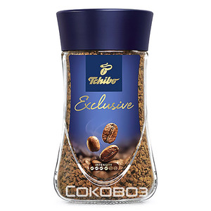 Кофе Tchibo Exclusive / Чибо Эксклюзив растворимый стекло 190 грамм 6 штук в упаковке