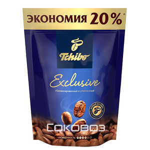 Кофе Tchibo Exclusive / Чибо Эксклюзив растворимый пакет 150 грамм 10 штук в упаковке
