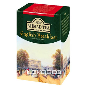Чай черный Ahmad / Ахмад Английский Завтрак 90 грамм 24 штуки в упаковке
