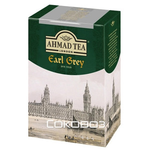 Чай черный Ahmad / Ахмад Эрл Грей с бергамотом 90 грамм 24 штуки в упаковке
