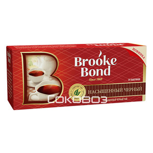 Чай черный Brooke Bond / Брук Бонд 25 пакетиков 24 штуки в упаковке