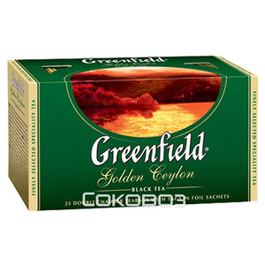 Чай черный Greenfield / Гринфилд Golden Ceylon 25 пакетиков 15 штук в упаковке