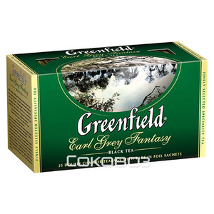 Чай черный Greenfield / Гринфилд Earl Grey Fantasy 25 пакетиков 15 штук в упаковке