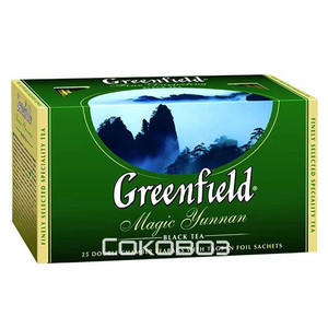 Чай черный Greenfield / Гринфилд Magic Yunnan 25 пакетиков 15 штук в упаковке