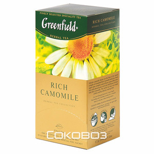 Чай травяной Greenfield / Гринфилд Rich Camomile 25 пакетиков 10 штук в упаковке