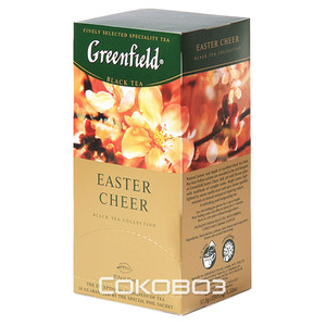 Чай черный Greenfield / Гринфилд Easter Cheer 25 пакетиков 10 штук в упаковке