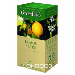 Чай черный Greenfield / Гринфилд Lemon Spark 25 пакетиков 10 штук в упаковке