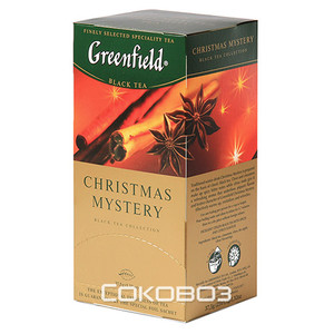 Чай черный Greenfield / Гринфилд Christmas Mystery 25 пакетиков 10 штук в упаковке