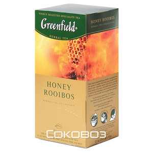 Чай травяной Greenfield / Гринфилд Honey Rooibos 25 пакетиков 10 штук в упаковке