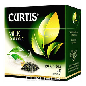 Чай улун Curtis / Кертис Milk Oolong 20 пирамидок 12 штук в упаковке