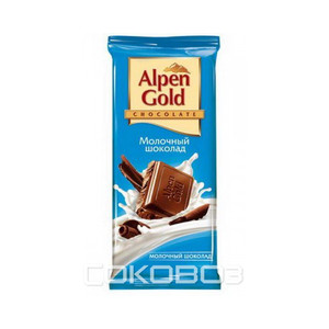 Альпен Гольд молочный 90 грамм 20 штук в упаковке