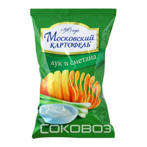 Московский Картофель Сметана-Лук 70 грамм 24 штуки в упаковке