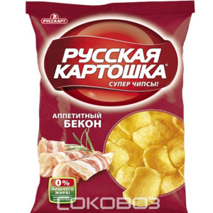 Русская картошка c беконом 150 грамм 11 штук в упаковке