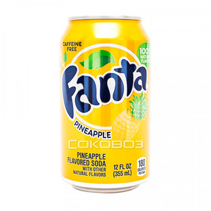 Фанта Ананас (Fanta Pinealpple) 0,355л ж/б 12шт. в упак.