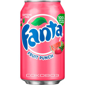Фанта Фруктовый Пунш (Fanta Fruit punch) 0,355л ж/б 12шт. в упак.