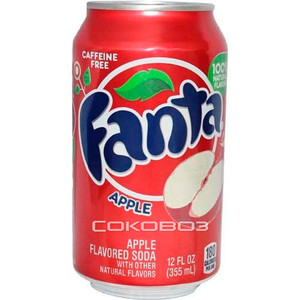 Фанта Яблоко (Fanta Apple) 0,355л ж/б 12шт. в упак.