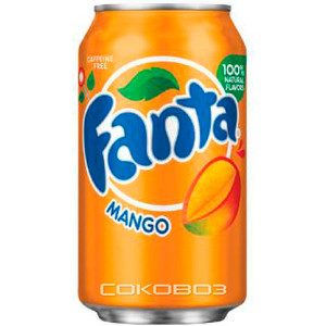 Фанта Манго (Fanta Mango) 0,355л ж/б 12шт. в упак.