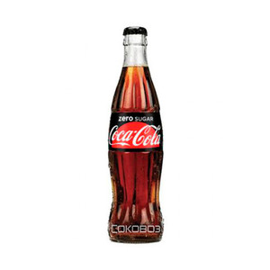 Кока Кола Зеро 0,33 литра стекло 12 шт в упаковке