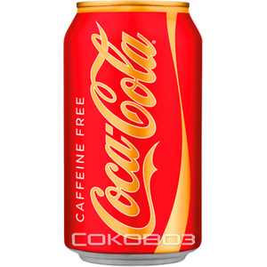 Кока Кола без кофеина Coffeine Free 0,355 л ж/б 12 шт в упак