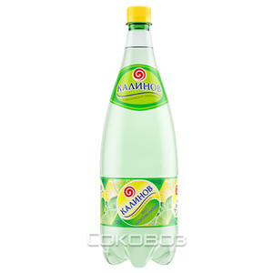 Калинов Лимон-Лайм 1,5 литра 6 штук в упаковке