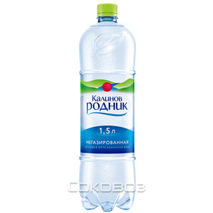 Калинов Родник без газа 1,5 литра 6 шт. в упаковке