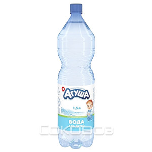 Агуша детская вода без газа 1,5 литра 6 штук в упаковке