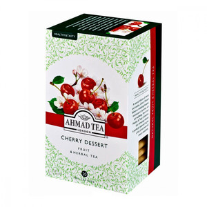 Чай АХМАД Черри Десерт, травяной вишня шиповник 2 грамма 20 пакетов 1 штука в упаковке
