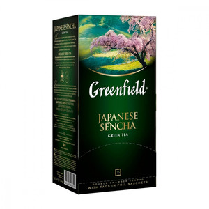 Чай Гринфилд РН Джапаниз Сенча зеленый 2 грамма*25 пакетов, 1 штука в упаковке