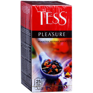 Чай Тесс Плэжа черный 1.5 грамма*25 пакетов, 1 штука в упаковке