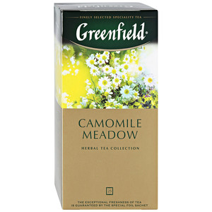 Чай Гринфилд Камомайл Медоу травяной 1,5г*25, 1 шт. в упаковке