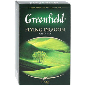 Чай Гринфилд Флаинг Драгон зеленый 100г, 1 шт. в упаковке