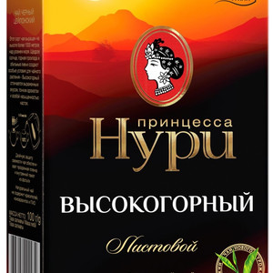 Чай Принцесса Нури Высокогорный черный мелколистовой 100 грамм, 1 штука в упаковке