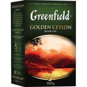 Чай Гринфилд Голден Цейлон (Винлаб) 100 грамм 1 штука в упаковке