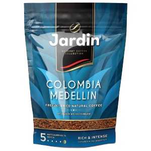 Кофе Жардин Колумбия Меделин растворимый мягкая упаковка (Винлаб)75г*1