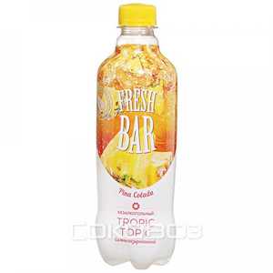 Fresh Bar Pina Colada ананас 0,48 литра 12 штук в упаковке