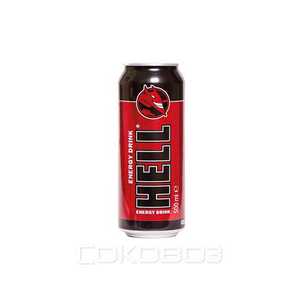 Энергетический напиток ХЕЛЛ 0,5мл Классик ж/б, 12 шт в упаковке