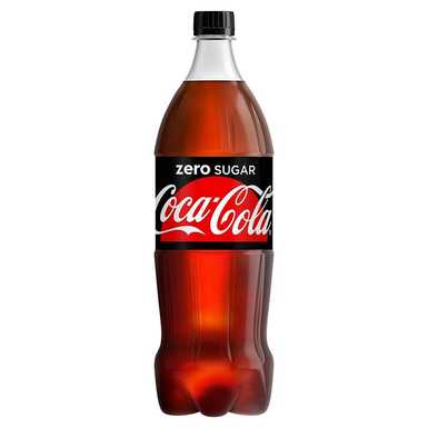 Кока Кола Зеро 1 литр 12 шт в упаковке Казахстан